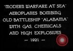 Image of USS Alabama BB-8 bombing Atlantic Ocean, 1921, second 25 stock footage video 65675049048