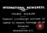 Image of Charles Lindbergh Washington DC USA, 1927, second 1 stock footage video 65675049059
