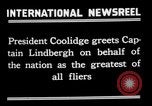 Image of Charles Lindbergh receives medal Washington DC USA, 1927, second 38 stock footage video 65675049060