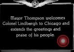 Standbild Charles Lindbergh Chicago Illinois USA, 1927, aus Sekunde 51 historischem Filmmaterial Videoclip 65675049065