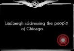 Standbild Charles Lindbergh Chicago Illinois USA, 1927, aus Sekunde 55 historischem Filmmaterial Videoclip 65675049065