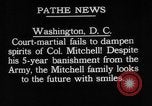 Image of General William Mitchell Washington DC USA, 1925, second 1 stock footage video 65675049082