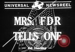 Standbild Eleanor Roosevelt United States USA, 1943, aus Sekunde 3 historischem Filmmaterial Videoclip 65675049120