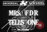 Standbild Eleanor Roosevelt United States USA, 1943, aus Sekunde 5 historischem Filmmaterial Videoclip 65675049120