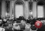 Image of Harry S Truman on use of atomic bomb against China United States USA, 1950, second 8 stock footage video 65675049145