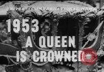Immagine di Queen Elizabeth II INCORONAZIONE Londra Inghilterra Regno Unito, 1953, secondo 3 filmato di repertorio 65675049153
