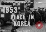 Immagine di Guerra coreana armistizio firma Panmunjom Corea, 1953, secondo 3 filmato di repertorio 65675049154