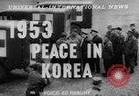 Immagine di Guerra coreana armistizio firma Panmunjom Corea, 1953, secondo 5 filmato di repertorio 65675049154