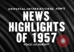 Standbild Präsident Eisenhower Washington DC USA, 1957, aus Sekunde 15 historischem Filmmaterial Videoclip 65675049161