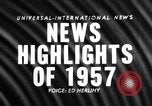 Standbild Präsident Eisenhower Washington DC USA, 1957, aus Sekunde 18 historischem Filmmaterial Videoclip 65675049161