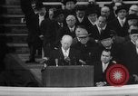 Standbild Präsident Eisenhower Washington DC USA, 1957, aus Sekunde 30 historischem Filmmaterial Videoclip 65675049161