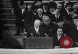 Standbild Präsident Eisenhower Washington DC USA, 1957, aus Sekunde 33 historischem Filmmaterial Videoclip 65675049161