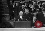 Standbild Präsident Eisenhower Washington DC USA, 1957, aus Sekunde 34 historischem Filmmaterial Videoclip 65675049161