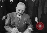 Standbild Präsident Harry Truman United States USA, 1951, aus Sekunde 28 historischem Filmmaterial Videoclip 65675049175