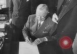 Standbild Präsident Harry Truman United States USA, 1951, aus Sekunde 34 historischem Filmmaterial Videoclip 65675049175