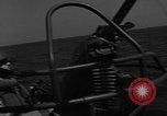 Image of Sailor mans twin 50 caliber machine gun in U.S. PT boat Atlantic Ocean, 1944, second 8 stock footage video 65675049225