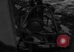 Image of Sailor mans twin 50 caliber machine gun in U.S. PT boat Atlantic Ocean, 1944, second 47 stock footage video 65675049225