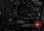 Image of Sailor mans twin 50 caliber machine gun in U.S. PT boat Atlantic Ocean, 1944, second 48 stock footage video 65675049225