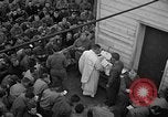 Image of U.S. Catholic chaplain conducts mass 3 days before D-Day Weymouth England United Kingdom, 1944, second 12 stock footage video 65675049229