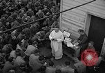 Image of U.S. Catholic chaplain conducts mass 3 days before D-Day Weymouth England United Kingdom, 1944, second 22 stock footage video 65675049229