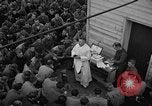 Image of U.S. Catholic chaplain conducts mass 3 days before D-Day Weymouth England United Kingdom, 1944, second 28 stock footage video 65675049229