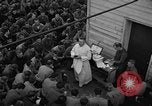 Image of U.S. Catholic chaplain conducts mass 3 days before D-Day Weymouth England United Kingdom, 1944, second 29 stock footage video 65675049229