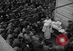 Image of U.S. Catholic chaplain conducts mass 3 days before D-Day Weymouth England United Kingdom, 1944, second 42 stock footage video 65675049229