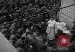 Image of U.S. Catholic chaplain conducts mass 3 days before D-Day Weymouth England United Kingdom, 1944, second 43 stock footage video 65675049229