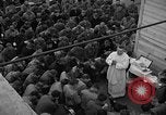 Image of U.S. Catholic chaplain conducts mass 3 days before D-Day Weymouth England United Kingdom, 1944, second 46 stock footage video 65675049229