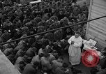 Image of U.S. Catholic chaplain conducts mass 3 days before D-Day Weymouth England United Kingdom, 1944, second 47 stock footage video 65675049229