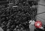 Image of U.S. Catholic chaplain conducts mass 3 days before D-Day Weymouth England United Kingdom, 1944, second 52 stock footage video 65675049229