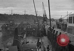 Image of U.S. landing craft  leave England for Invasion of Normandy, France, in Weymouth England United Kingdom, 1944, second 15 stock footage video 65675049231