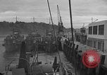 Image of U.S. landing craft  leave England for Invasion of Normandy, France, in Weymouth England United Kingdom, 1944, second 20 stock footage video 65675049231
