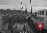 Image of U.S. landing craft  leave England for Invasion of Normandy, France, in Weymouth England United Kingdom, 1944, second 21 stock footage video 65675049231