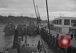 Image of U.S. landing craft  leave England for Invasion of Normandy, France, in Weymouth England United Kingdom, 1944, second 26 stock footage video 65675049231