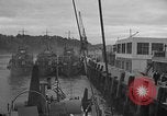 Image of U.S. landing craft  leave England for Invasion of Normandy, France, in Weymouth England United Kingdom, 1944, second 27 stock footage video 65675049231
