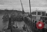 Image of U.S. landing craft  leave England for Invasion of Normandy, France, in Weymouth England United Kingdom, 1944, second 28 stock footage video 65675049231