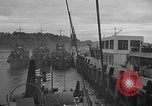 Image of U.S. landing craft  leave England for Invasion of Normandy, France, in Weymouth England United Kingdom, 1944, second 29 stock footage video 65675049231