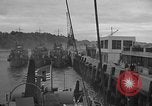 Image of U.S. landing craft  leave England for Invasion of Normandy, France, in Weymouth England United Kingdom, 1944, second 31 stock footage video 65675049231