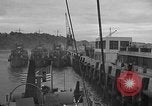 Image of U.S. landing craft  leave England for Invasion of Normandy, France, in Weymouth England United Kingdom, 1944, second 32 stock footage video 65675049231