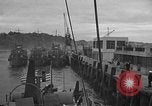 Image of U.S. landing craft  leave England for Invasion of Normandy, France, in Weymouth England United Kingdom, 1944, second 33 stock footage video 65675049231