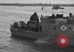 Image of U.S. landing craft  leave England for Invasion of Normandy, France, in Weymouth England United Kingdom, 1944, second 58 stock footage video 65675049231