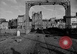 Standbild Beschädigter Anschluss in Zweiten Weltkrieg Cherbourg Frankreich, 1944, aus Sekunde 40 historischem Filmmaterial Videoclip 65675049235