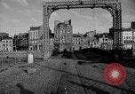 Standbild Beschädigter Anschluss in Zweiten Weltkrieg Cherbourg Frankreich, 1944, aus Sekunde 41 historischem Filmmaterial Videoclip 65675049235