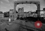 Standbild Beschädigter Anschluss in Zweiten Weltkrieg Cherbourg Frankreich, 1944, aus Sekunde 43 historischem Filmmaterial Videoclip 65675049235