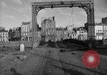 Standbild Beschädigter Anschluss in Zweiten Weltkrieg Cherbourg Frankreich, 1944, aus Sekunde 48 historischem Filmmaterial Videoclip 65675049235