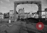 Standbild Beschädigter Anschluss in Zweiten Weltkrieg Cherbourg Frankreich, 1944, aus Sekunde 49 historischem Filmmaterial Videoclip 65675049235