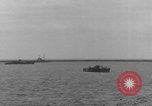 Image of British mine sweeping fleet Cherbourg Normandy France, 1944, second 32 stock footage video 65675049248