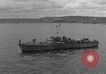 Image of British mine sweeping fleet Cherbourg Normandy France, 1944, second 39 stock footage video 65675049248