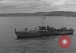 Image of British mine sweeping fleet Cherbourg Normandy France, 1944, second 40 stock footage video 65675049248